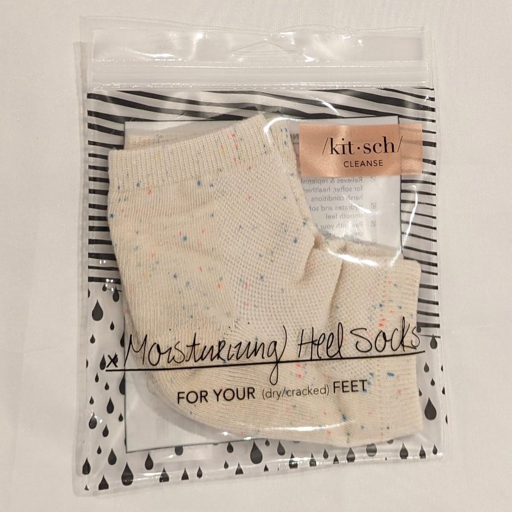 NWT Kitsch Moisturizing Spa Heel Socks - Picture 2 of 9